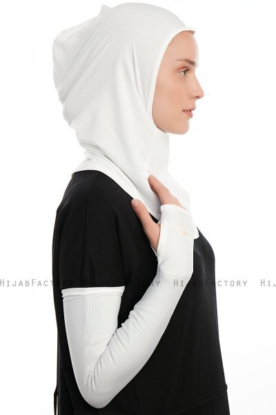 Bayda - Pro Sport Hijab Set Crema