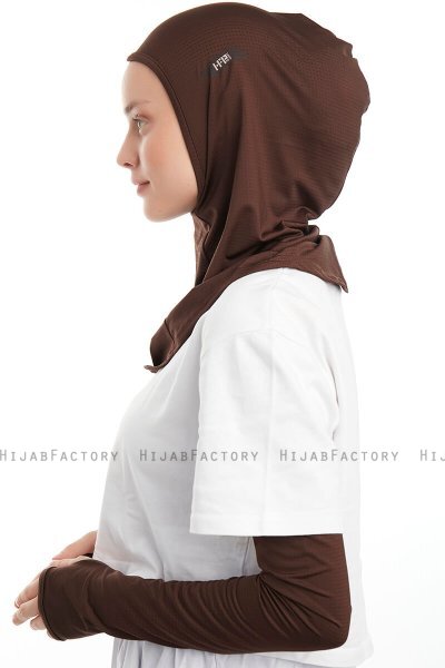 Bayda - Pro Sport Hijab Set Marrón