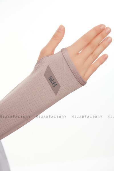 Bayda - Pro Sport Hijab Set Piedra Gris