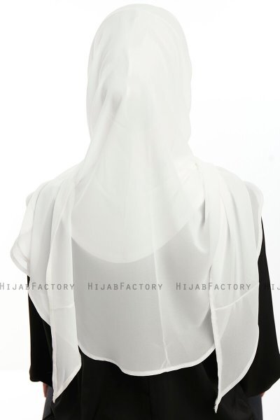 Eylem - Hijab Chiffon One Piece Crema