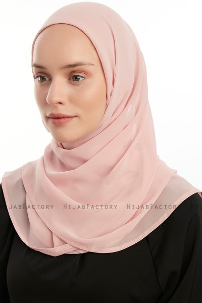 Eylem - Hijab Chiffon One Piece Rosa De Antaño