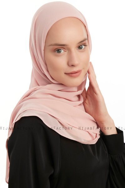 Eylem - Hijab Chiffon One Piece Rosa De Antaño
