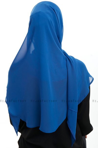 Eylem - Hijab Chiffon One Piece Azul