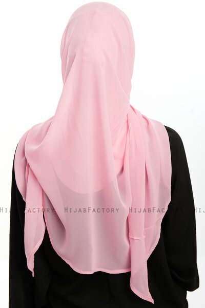 Eylem - Hijab Chiffon One Piece Rosado