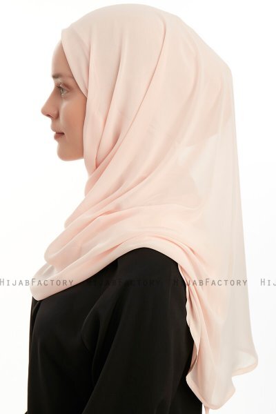 Eylem - Hijab Chiffon One Piece Albaricoque
