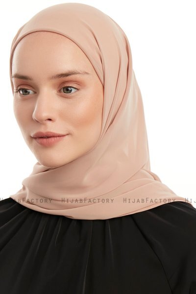Sahar - Hijab Chiffon One Piece Beige