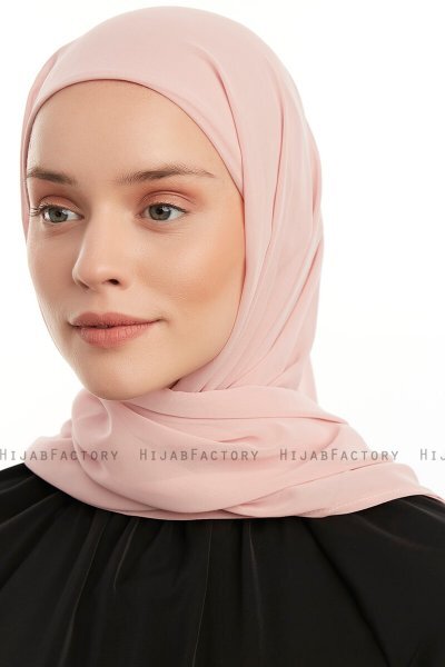 Sahar - Hijab Chiffon One Piece Rosa De Antaño