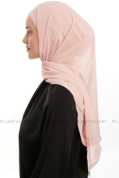 Sahar - Hijab Chiffon One Piece Rosa De Antaño