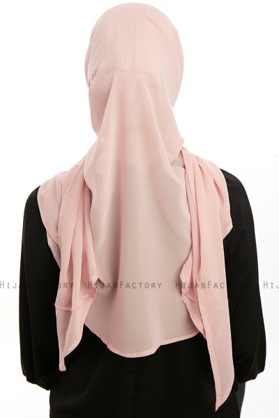 Sahar - Hijab Chiffon One Piece Rosa De Antaño