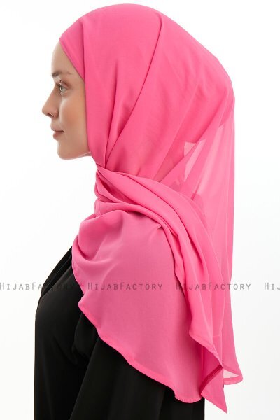 Sahar - Hijab Chiffon One Piece Fucsia