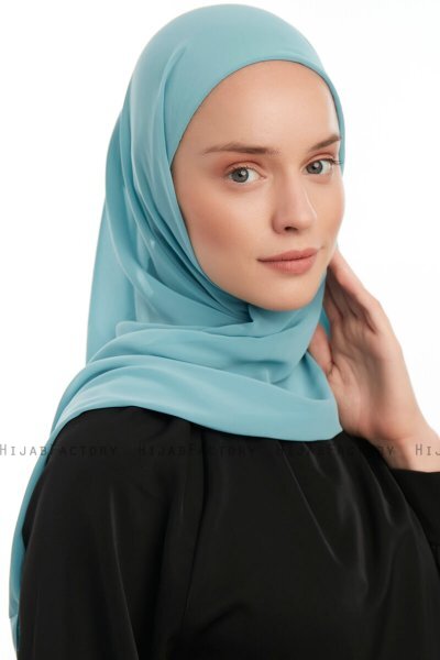 Sahar - Hijab Chiffon One Piece Mint