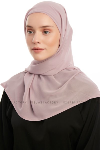 Sahar - Hijab Chiffon One Piece Púrpura