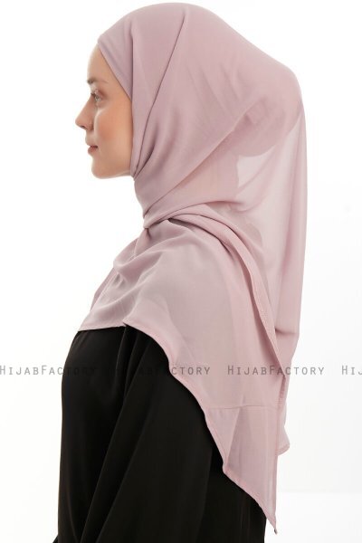 Sahar - Hijab Chiffon One Piece Púrpura