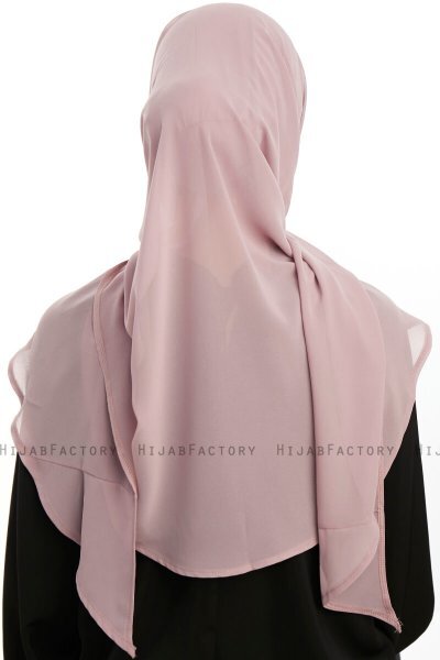 Sahar - Hijab Chiffon One Piece Púrpura