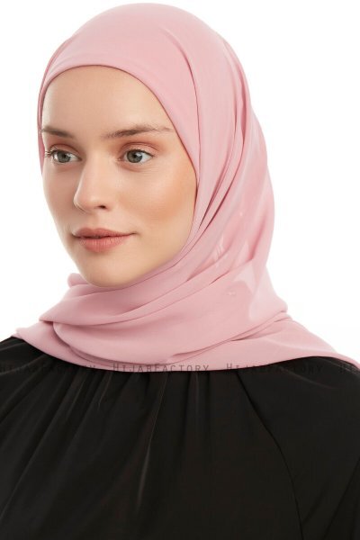 Sahar - Hijab Chiffon One Piece Rosa Oscuro