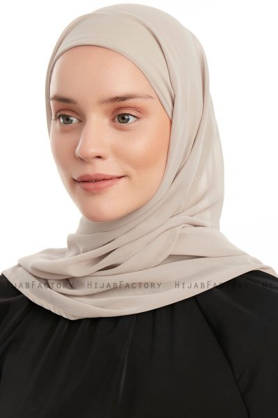 Sahar - Hijab Chiffon One Piece Sand