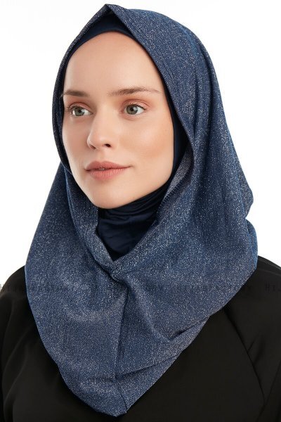 Taliah - Hijab One Piece Azul Marino