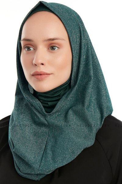 Taliah - Hijab One Piece Verde Oscuro
