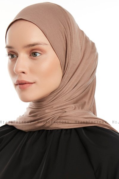 Vesile - Hijab One-Piece Taupe Oscuro