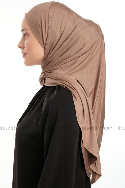 Vesile - Hijab One-Piece Taupe Oscuro