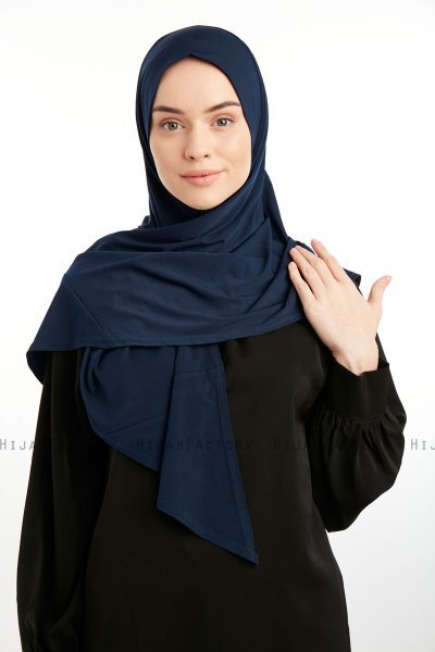 Nermin - Sandy Scarfs Hijab Azul Marino