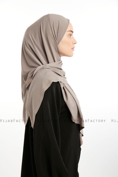 Nermin - Sandy Scarfs Hijab Taupe Oscuro