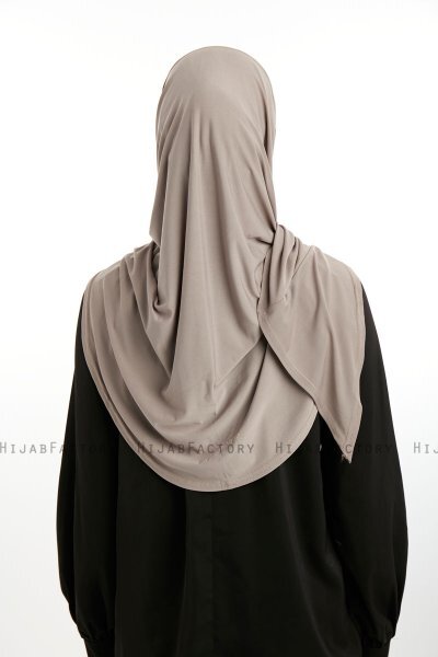 Nermin - Sandy Scarfs Hijab Taupe Oscuro