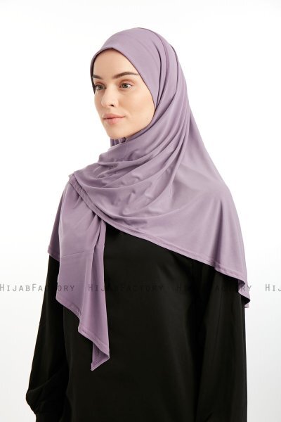Nermin - Sandy Scarfs Hijab Morado Oscuro