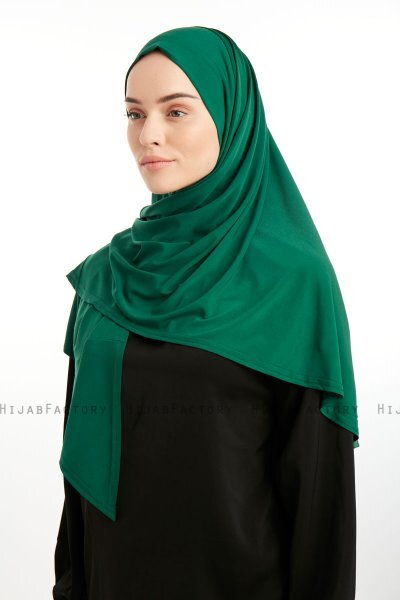 Nermin - Sandy Scarfs Hijab Verde Oscuro