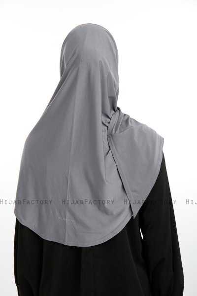 Nermin - Sandy Scarfs Hijab Gris Oscuro