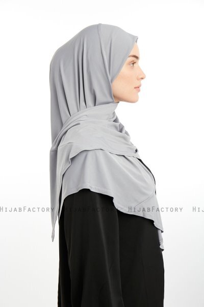 Nermin - Sandy Scarfs Hijab Gris Claro