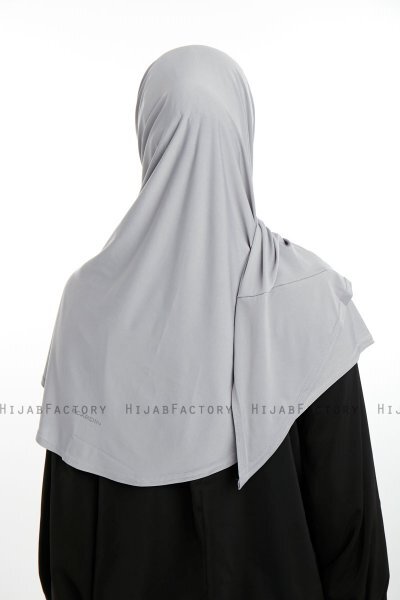Nermin - Sandy Scarfs Hijab Gris Claro