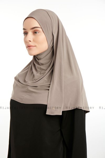 Ilay - Sandy Turban Hijab Taupe Oscuro