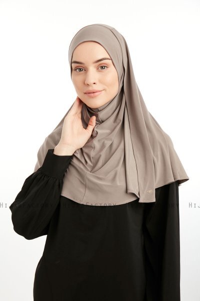 Ilay - Sandy Turban Hijab Taupe Oscuro