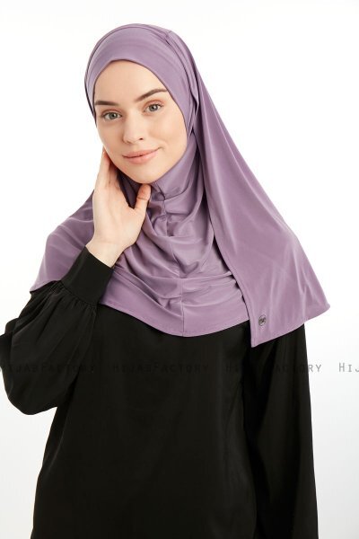 Ilay - Sandy Turban Hijab Morado Oscuro