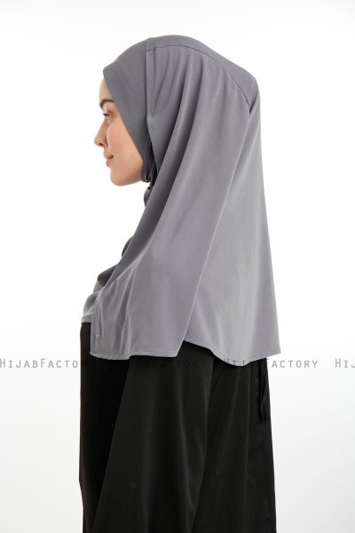 Ilay - Sandy Turban Hijab Gris Oscuro
