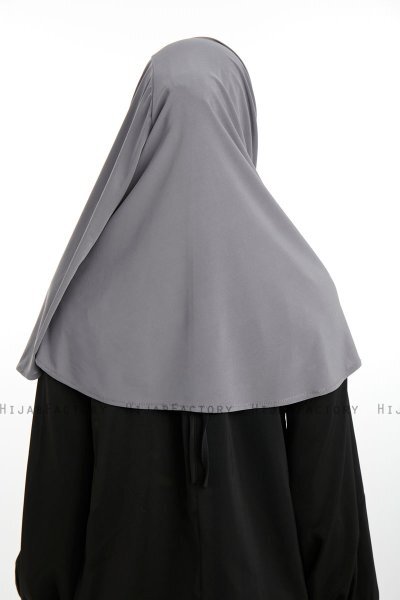 Ilay - Sandy Turban Hijab Gris Oscuro