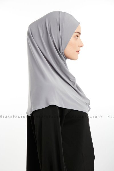 Ilay - Sandy Turban Hijab Gris Claro