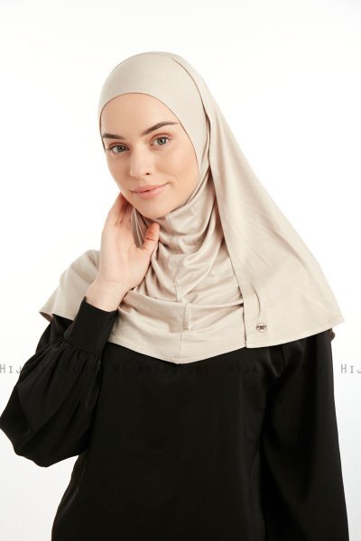 Feriha - Hijab Turban Viscosa Beige