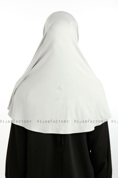 Feriha - Hijab Turban Viscosa Gris Claro
