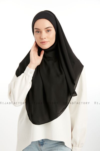 Bengi - Micro Krep Turban Hijab Negro