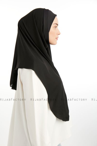 Bengi - Micro Krep Turban Hijab Negro