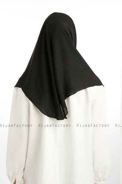 Bengi - Micro Krep Turban Hijab Negro