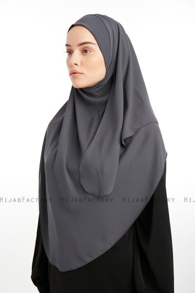 Bengi - Micro Krep Turban Hijab Antracita