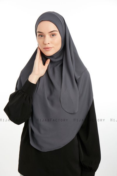 Bengi - Micro Krep Turban Hijab Antracita