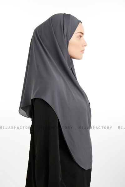 Bengi - Micro Krep Turban Hijab Antracita