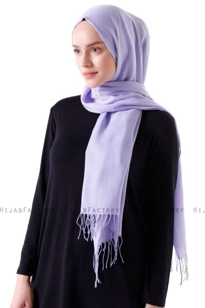 Demet - Hijab Pashmina Violeta Claro