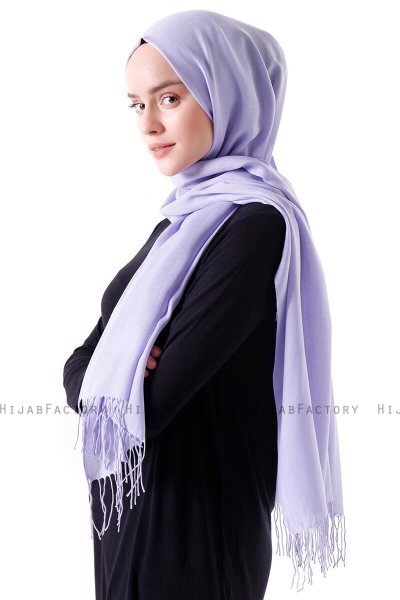 Demet - Hijab Pashmina Violeta Claro