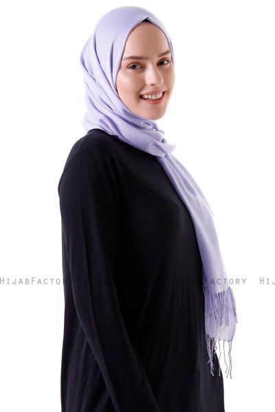 Demet - Hijab Pashmina Violeta Claro