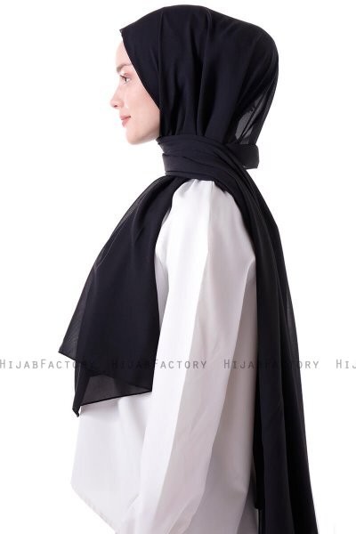 Hadise - Hijab Chiffon Negro